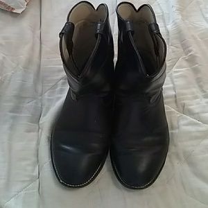 Mens all black laredo boots size 12.